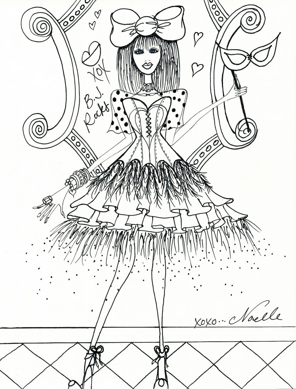 970x1276 Coloring Morning Scribbles Coloring Book Picture Inspirations