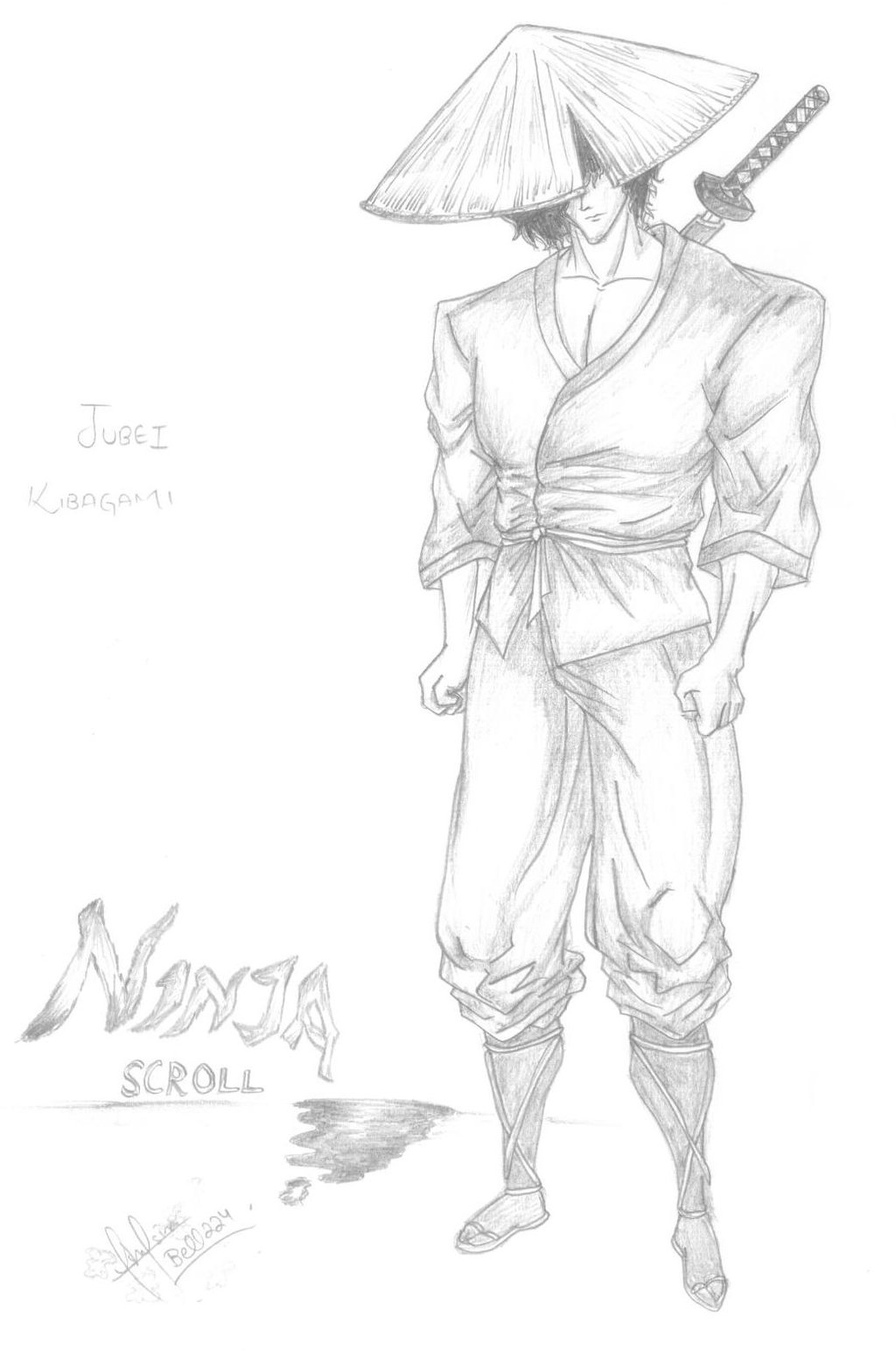 1024x1544 Jubei Kibagami Ninja Scroll By Divadonna224