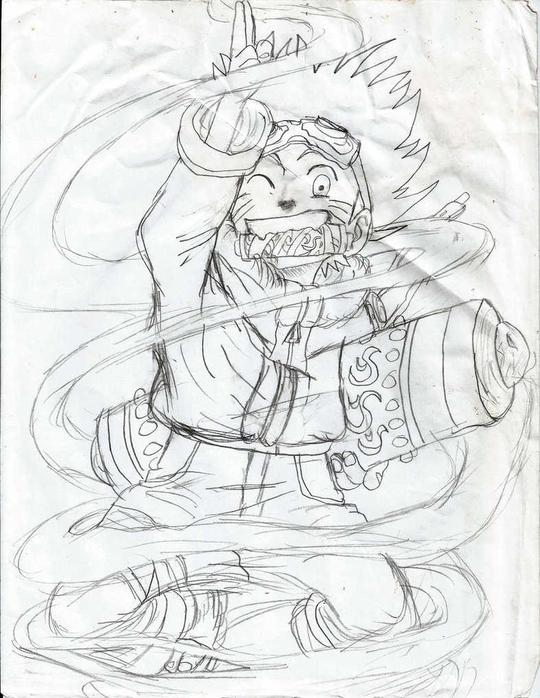 787x1016 Naruto W Scroll Drawing By K4nkrii