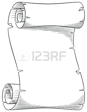 350x450 Scroll Underline Clipart