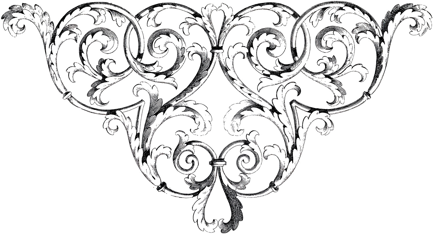 1500x814 Fantastic Scrolls Corner Ornament Images