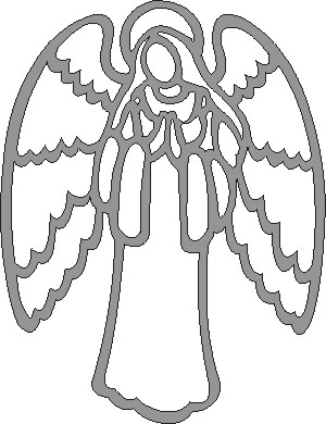 300x390 Angel Scroll Saw Pattern Templates Angel, Patterns