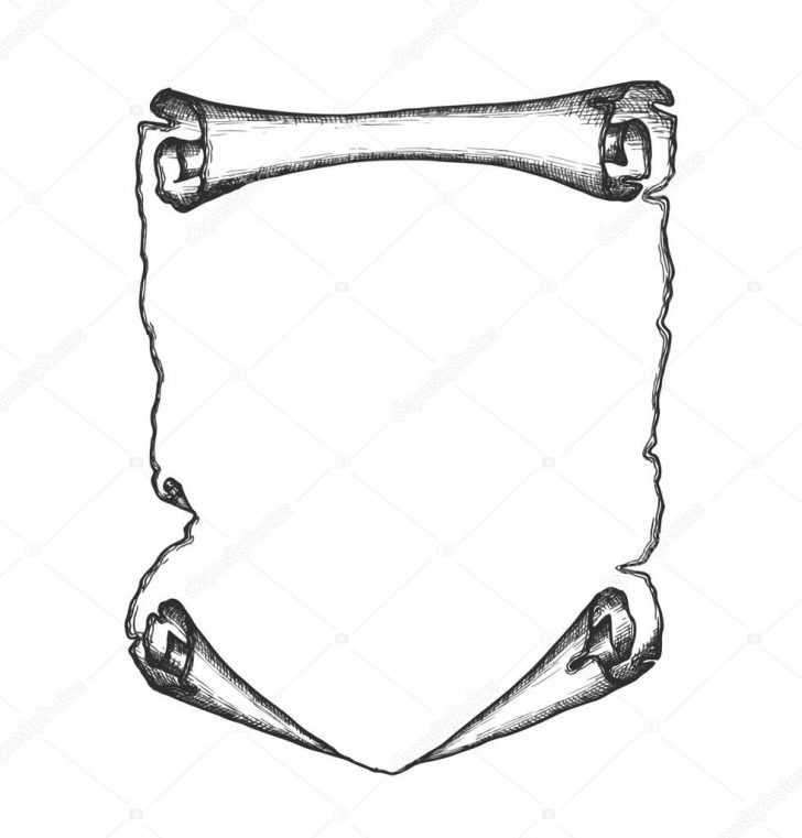 728x761 Paper Blank Scroll Paper