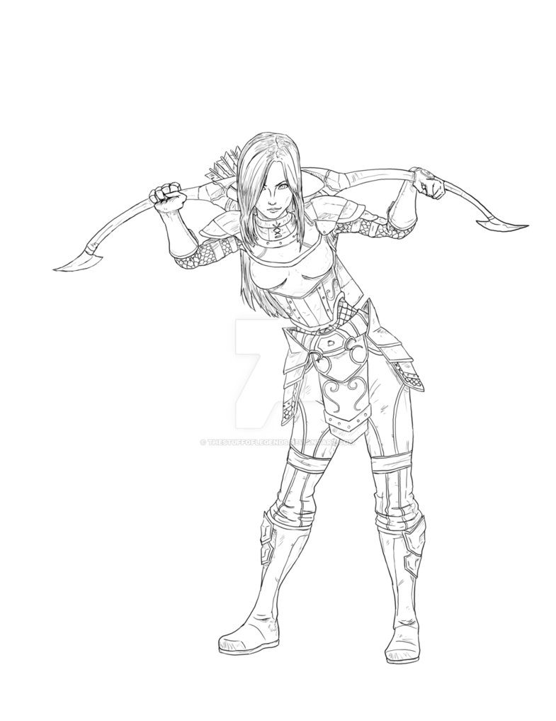 785x1017 Elder Scrollsline Char. By Thestuffoflegends