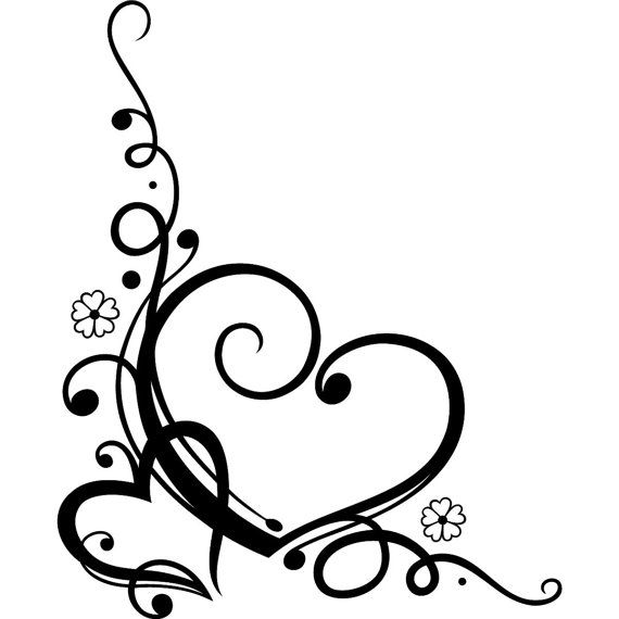 570x570 Wedding Heart Scroll Work Decal For Unity Candy By Deannebarreto