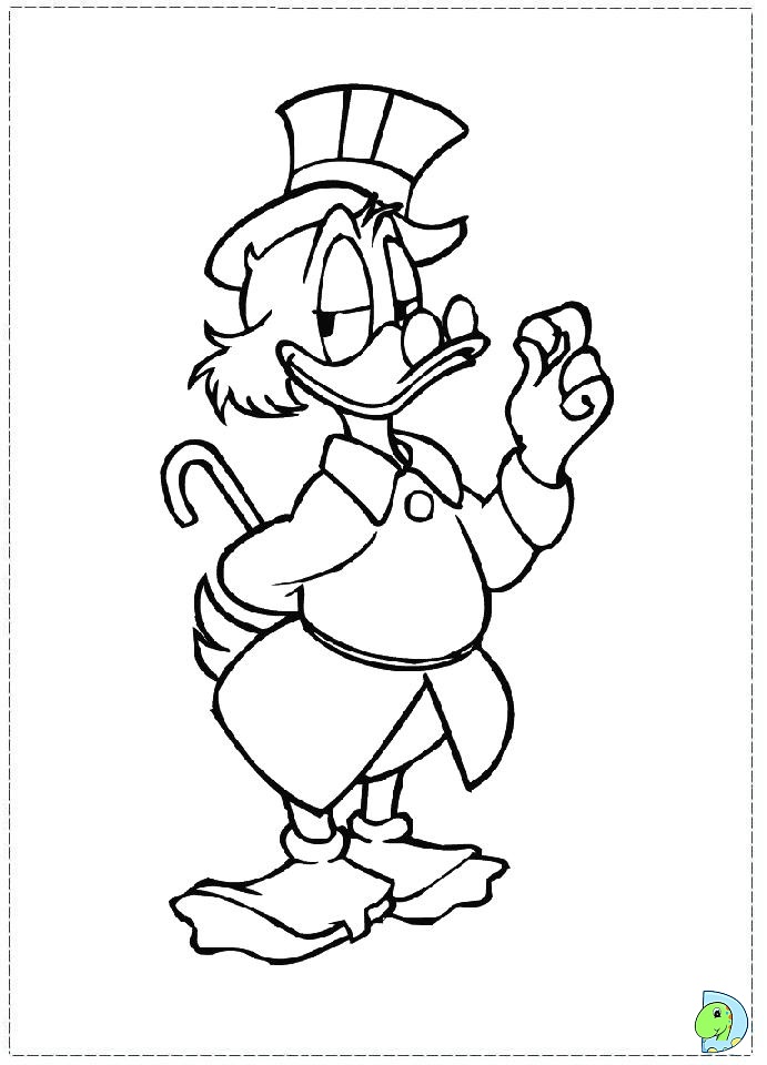 691x960 Uncle Scrooge Coloring Pages, Disney Coloring Pages