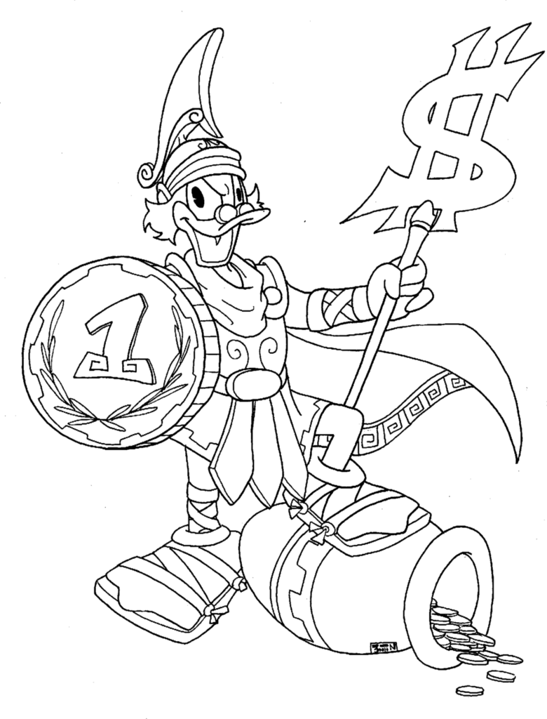 780x1024 Scrooge Mcduck Dollars Hoplite By 3ntin