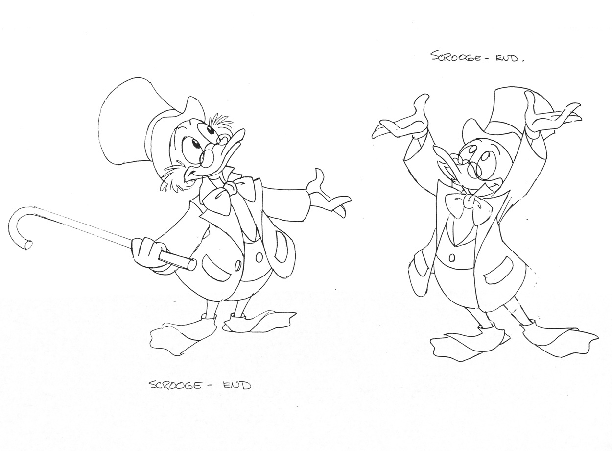 1250x920 Scrooge Mcduck Model Sheets Traditional Animation