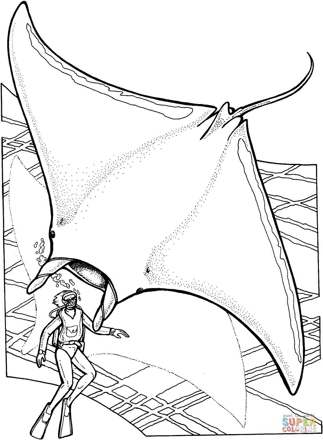 1096x1493 Scuba Diving Coloring Pages Free Coloring Pages