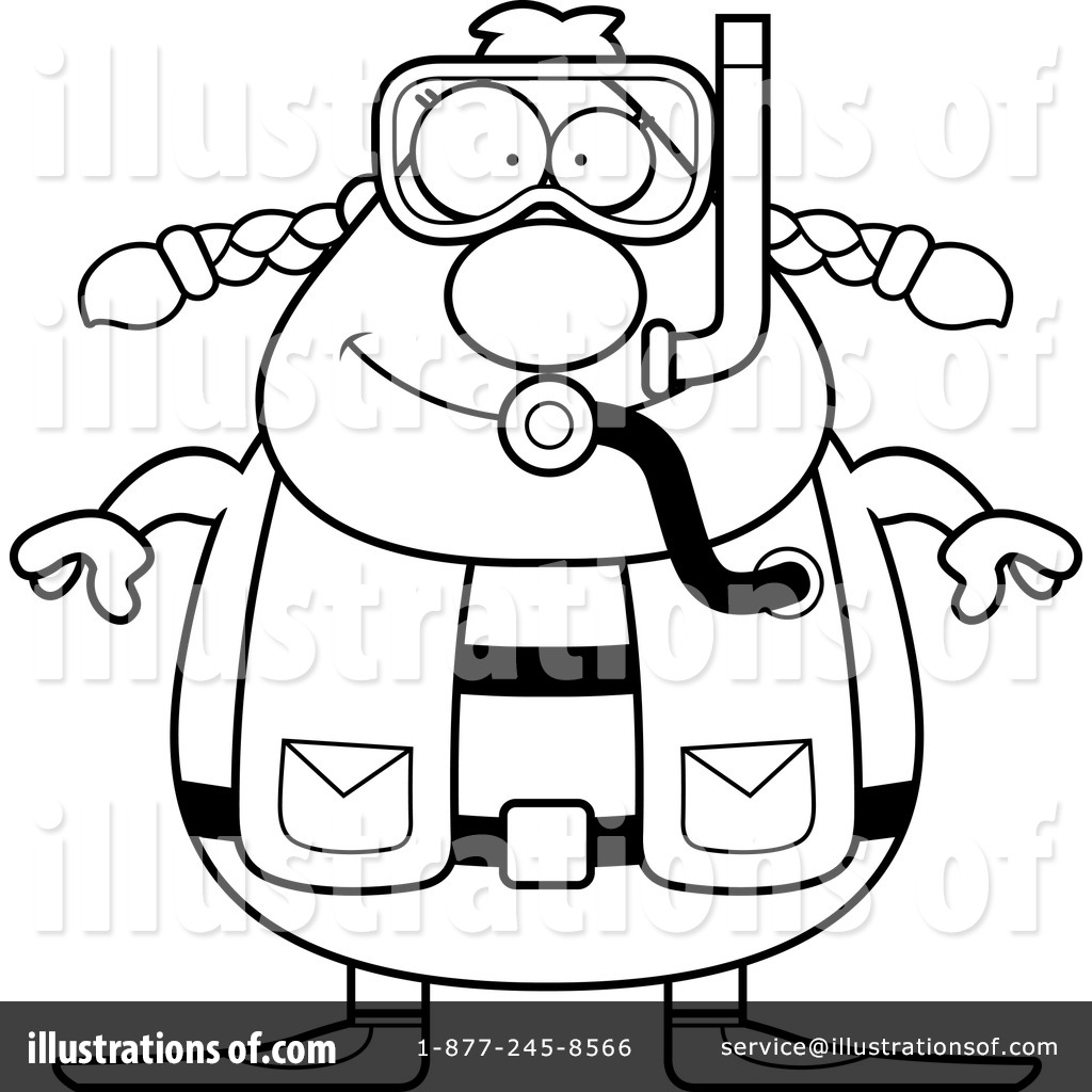 1024x1024 Scuba Diver Clipart