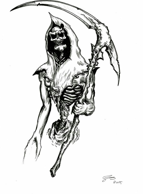 600x814 Ideas For Body And Scythe Tattoo Ideas