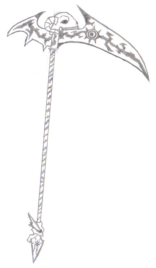 510x875 Scythe Coloring Pages