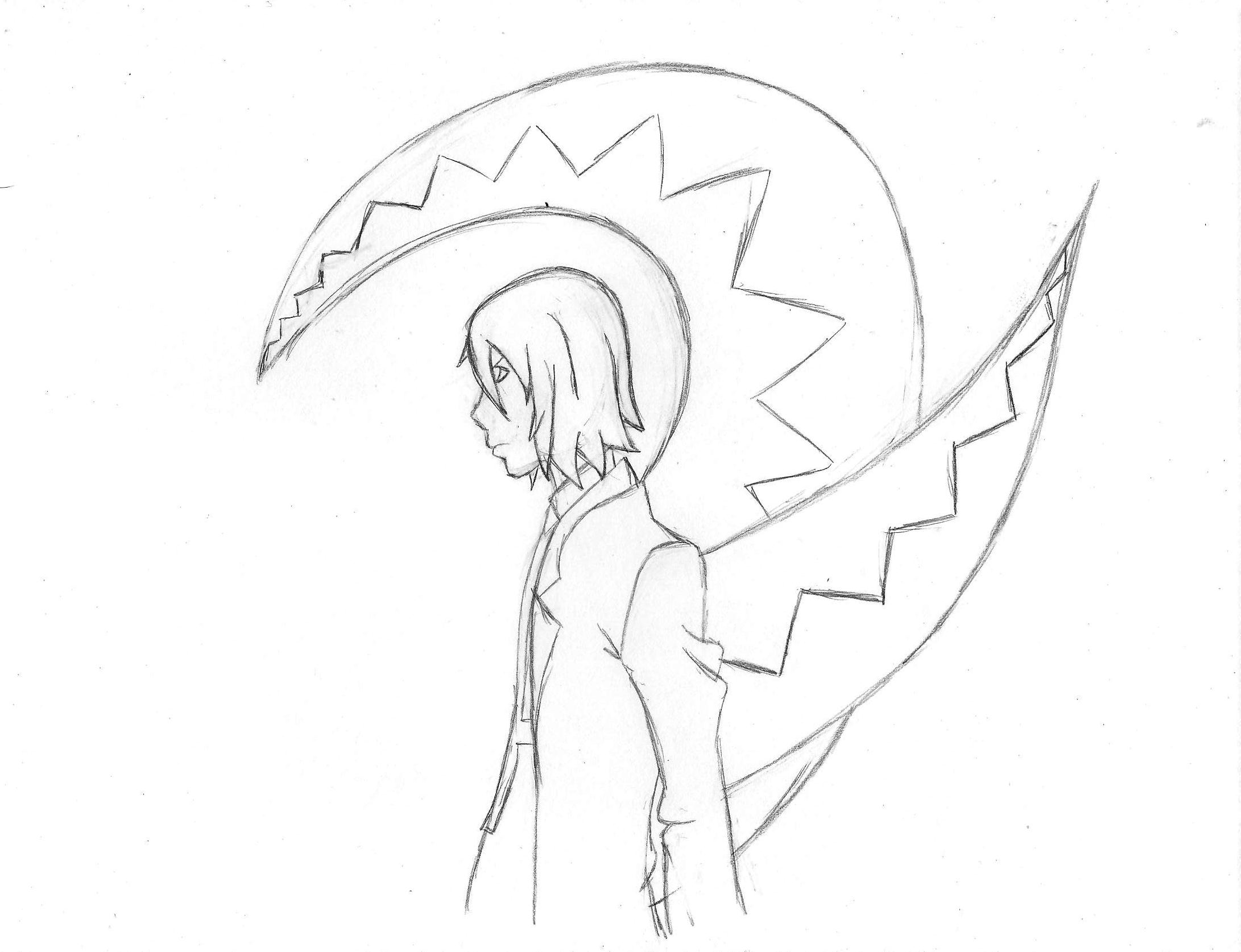 2182x1674 Spirit The Death Scythe Sketch By Autumndreaming