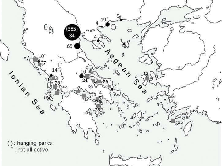 725x544 Major Concentrations Of Sea Basssea Bream (Gray Blocks With Bold