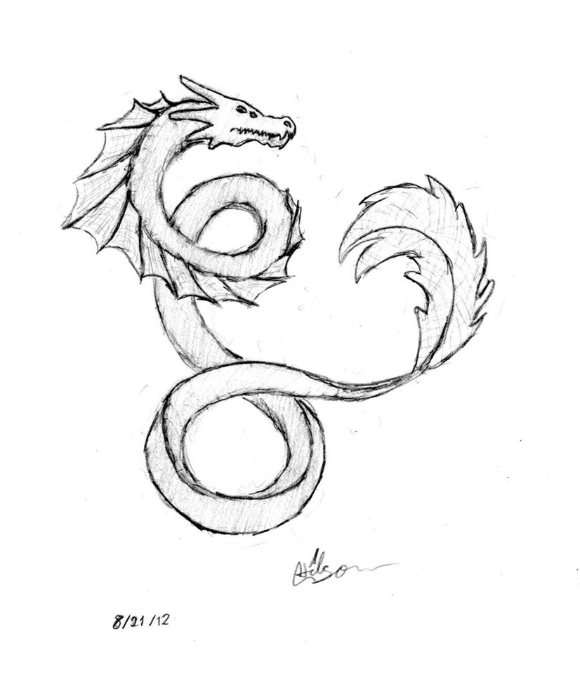 826x967 Sea Serpent By Feanor The Dragon