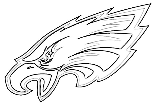 600x400 Philadelphia Eagles Logo Sketch