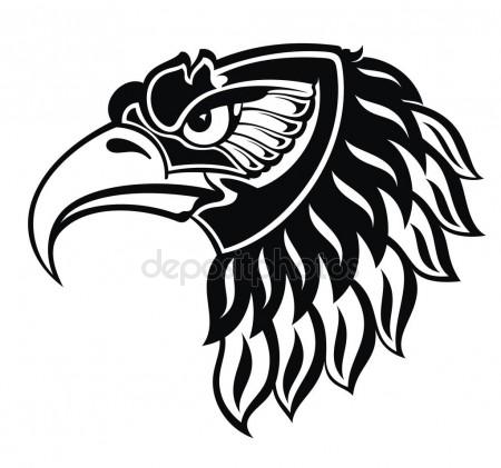 450x421 Sea Eagle Head Stock Vector Denboma