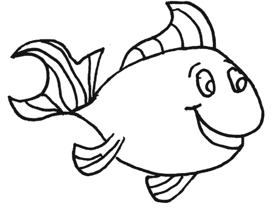 961x716 Fish Drawing For Kids 475233