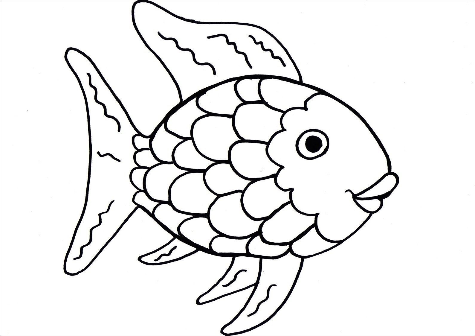 1589x1123 Ocean Fish Coloring Sheets Ocean Fish Colouring Pages