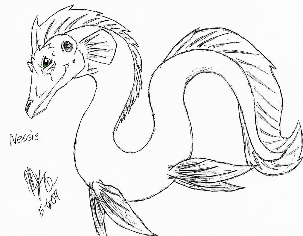 1013x788 Sea Monster Wip By Khimera