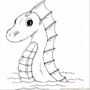 300x300 Sea Serpent Coloring Pages
