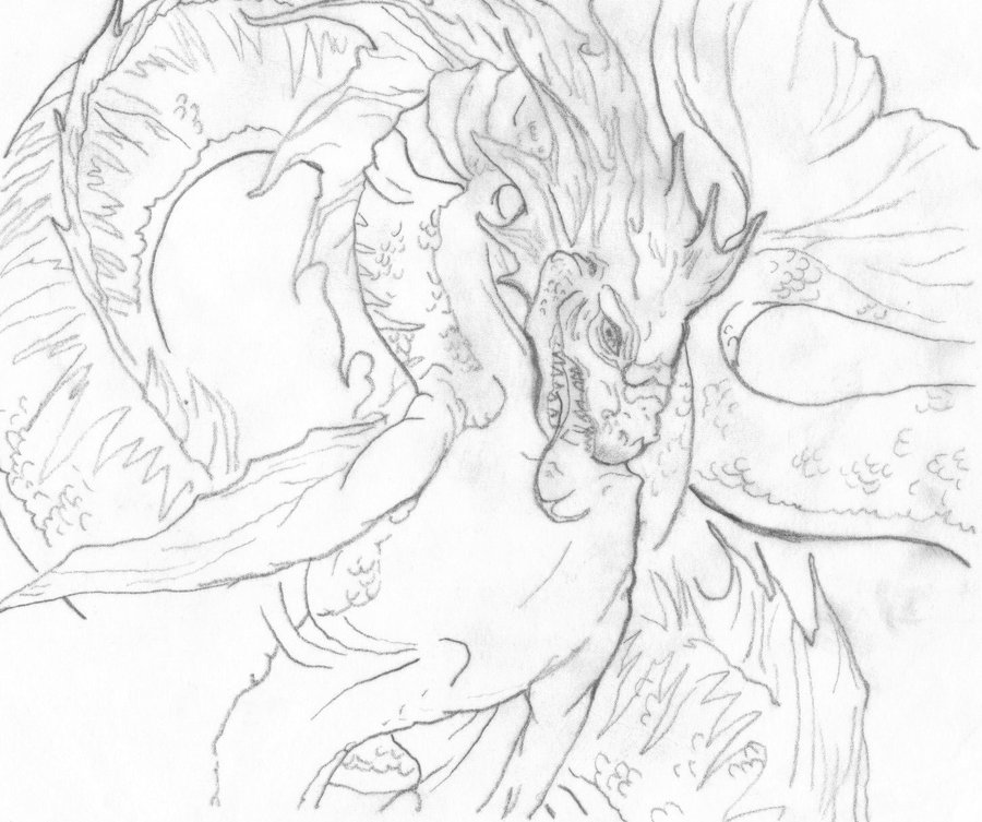 900x753 Sea Serpent By Deliriousfox