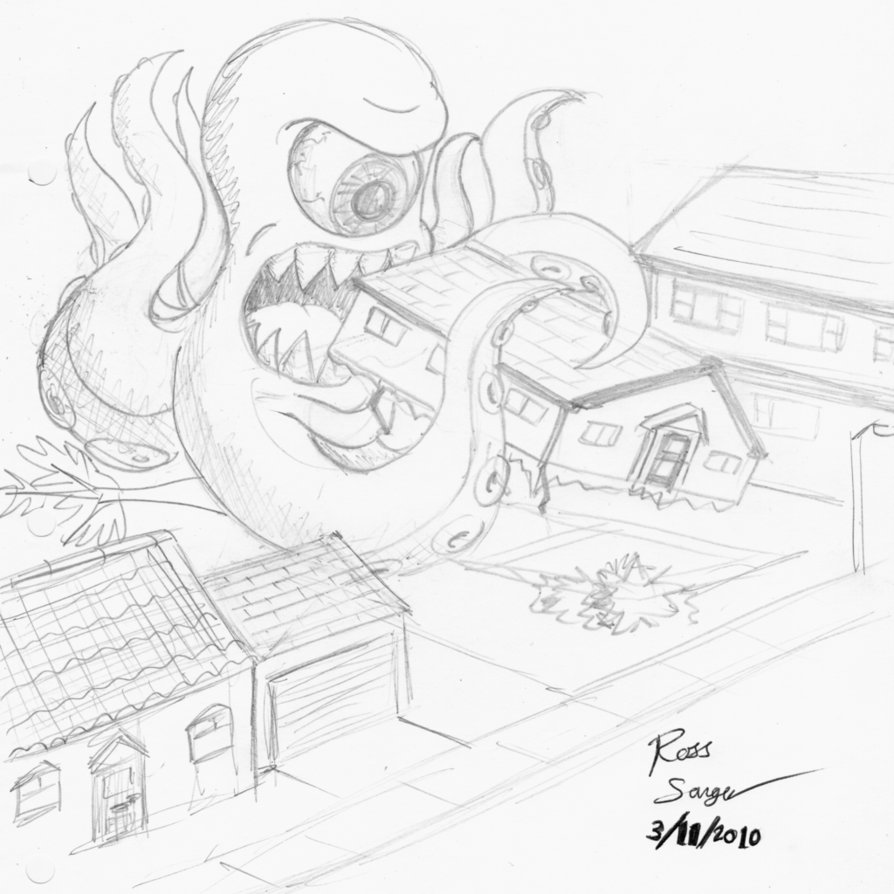 894x894 Ae Eyed Sea Monster By Ross Sanger