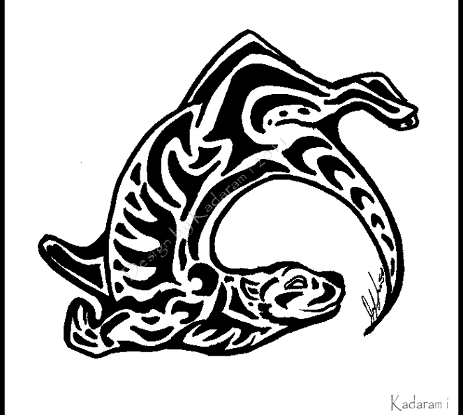 663x595 Drawn Otter Sea Otter