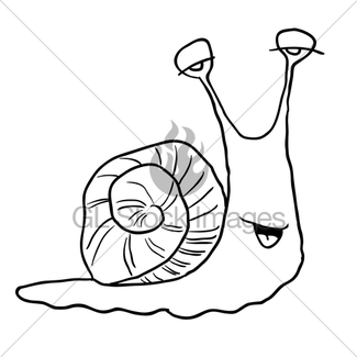 325x325 Sea Snail Cartoon Illustration Gl Stock Images