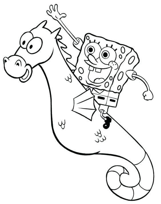 564x711 Impressive Glamorous Pants Coloring Page Free Download Sea Horse