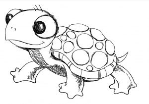 Sea Turtle Drawing For Kids at GetDrawings | Free download