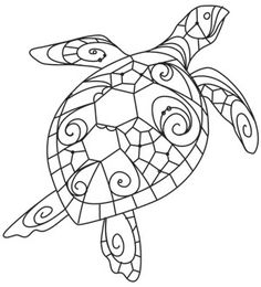 236x260 How To Draw A Sea Turtle, Step By Step, Sea Animals, Animals, Free