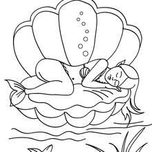 220x220 Mermaid Coloring Pages