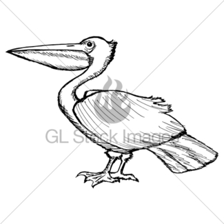 325x325 Aggressive Pelican Or Seagull With Crossed Arms Cartoon V Gl