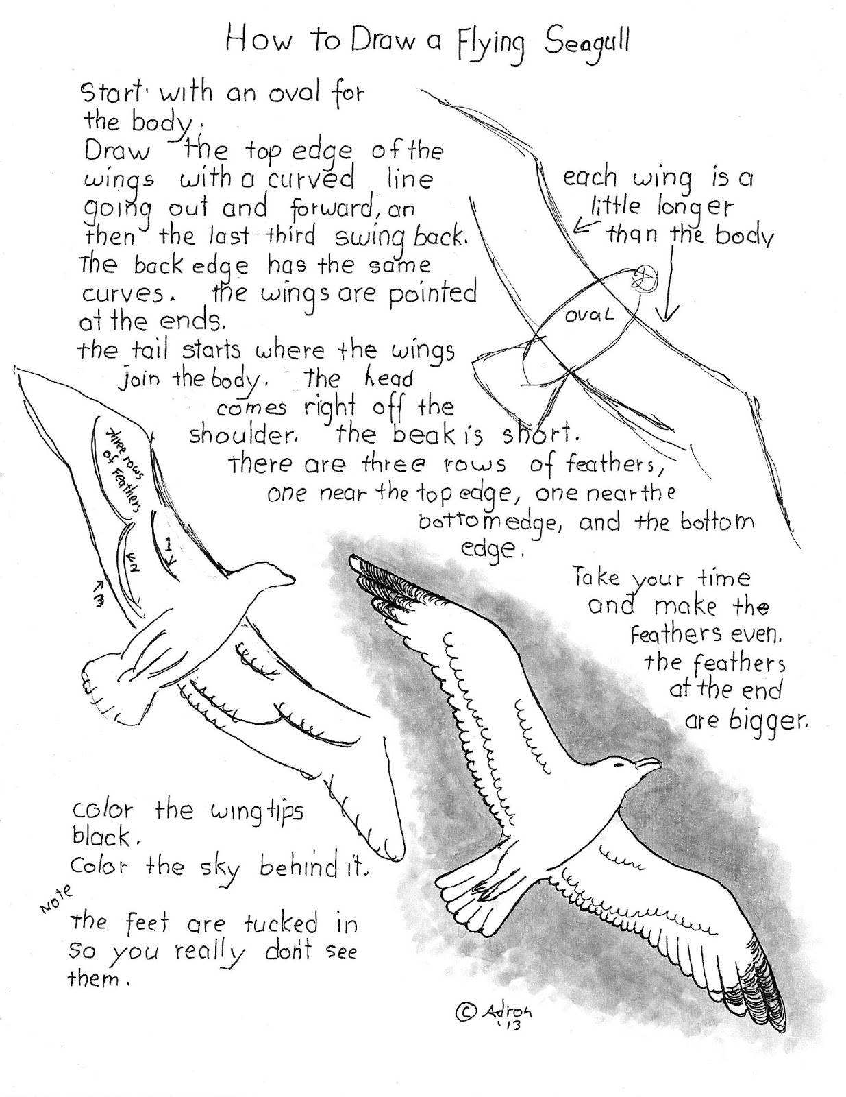 1235x1600 How To Draw Worksheets For The Young Artist How To Draw A Flying