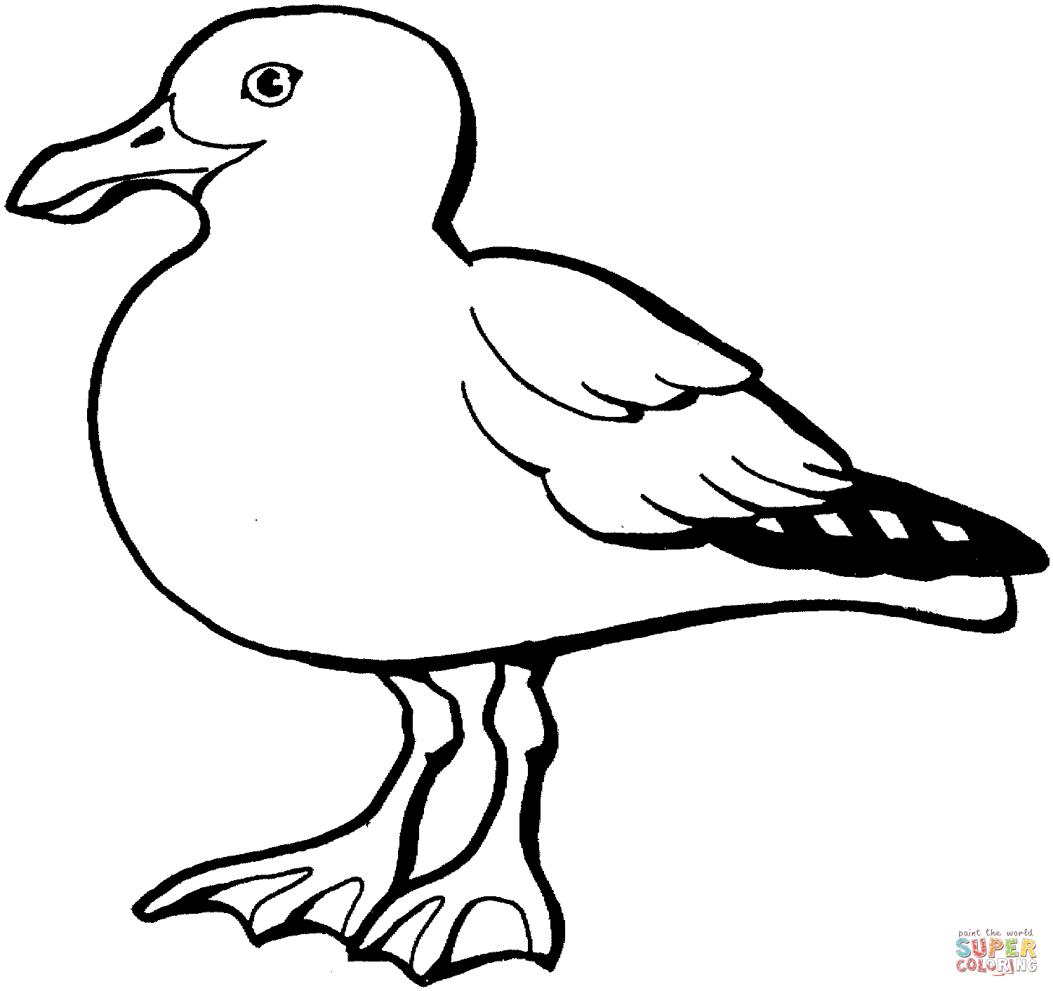 1500x1412 Seagulls Coloring Pages Free Coloring Pages