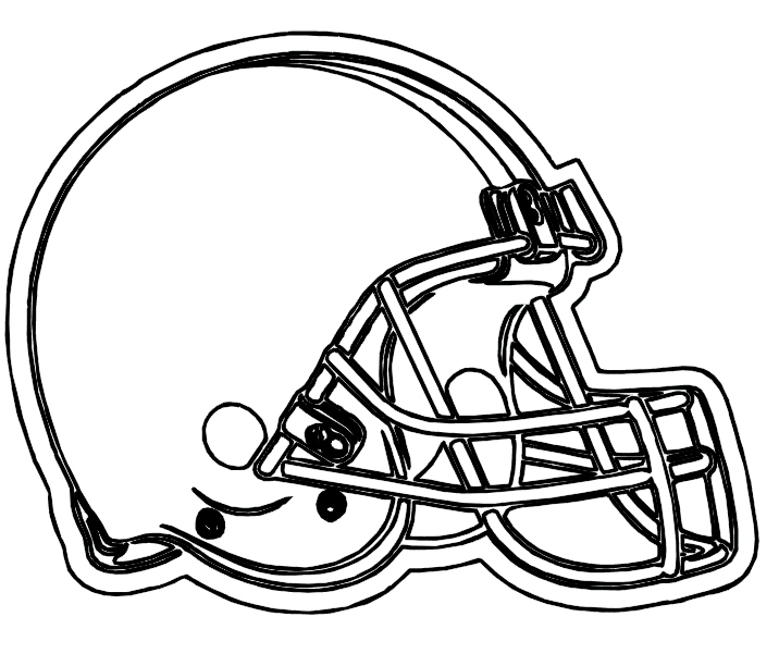 716x612 Helmet Football Browns Cleveland Coloring Pages Autumn Coloring