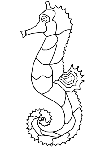 339x480 Seahorse Coloring Page Free Printable Coloring Pages
