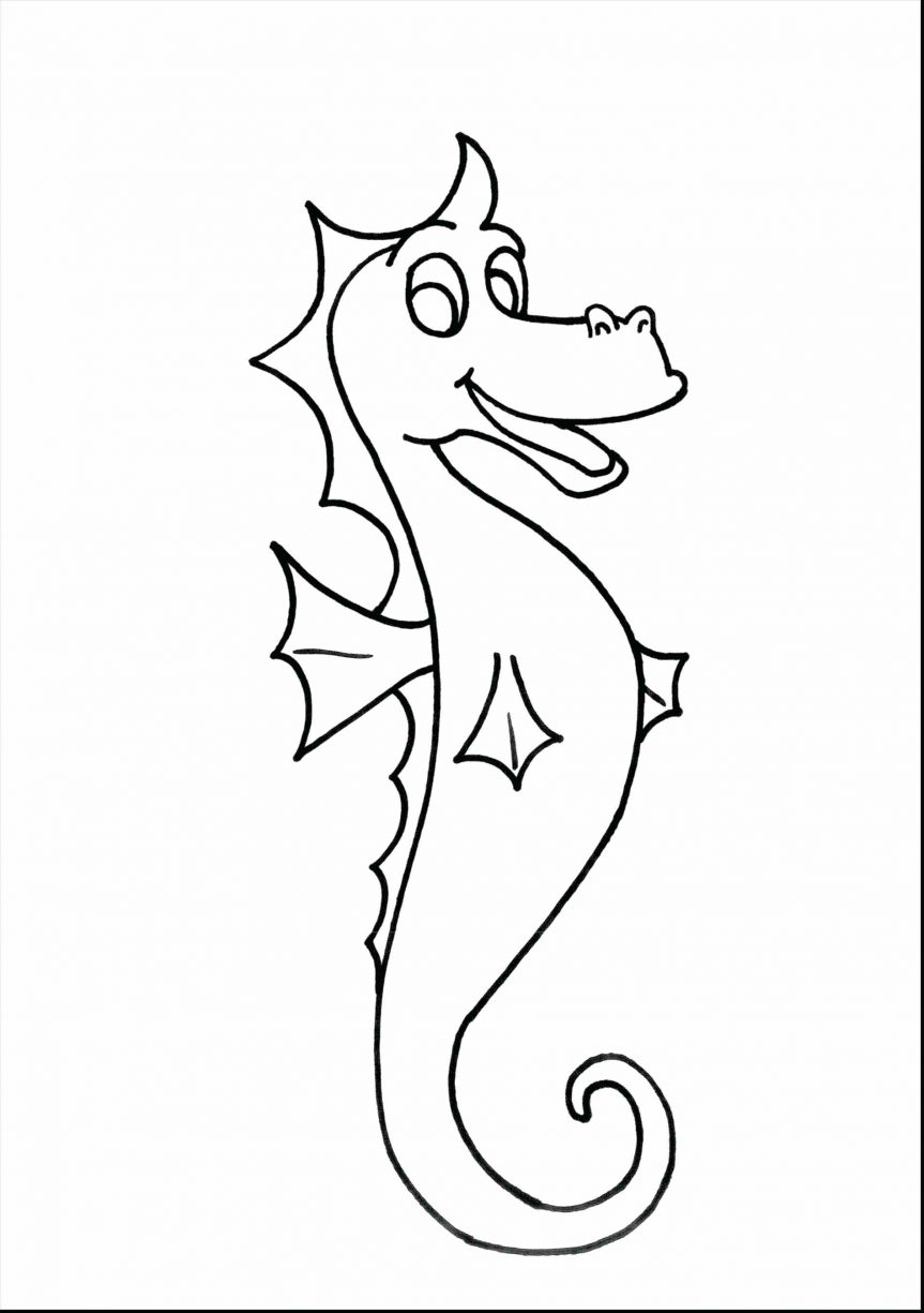 863x1225 Articles With Seahorse Drawing Outline Tag Outstanding Sea Horse