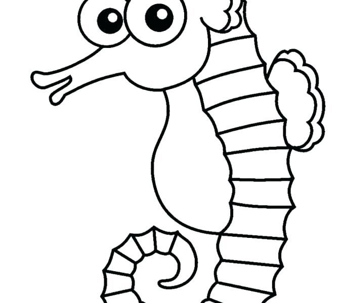 678x600 Sea Horse Coloring Pages Seahorse Coloring Pages Top Seahorse