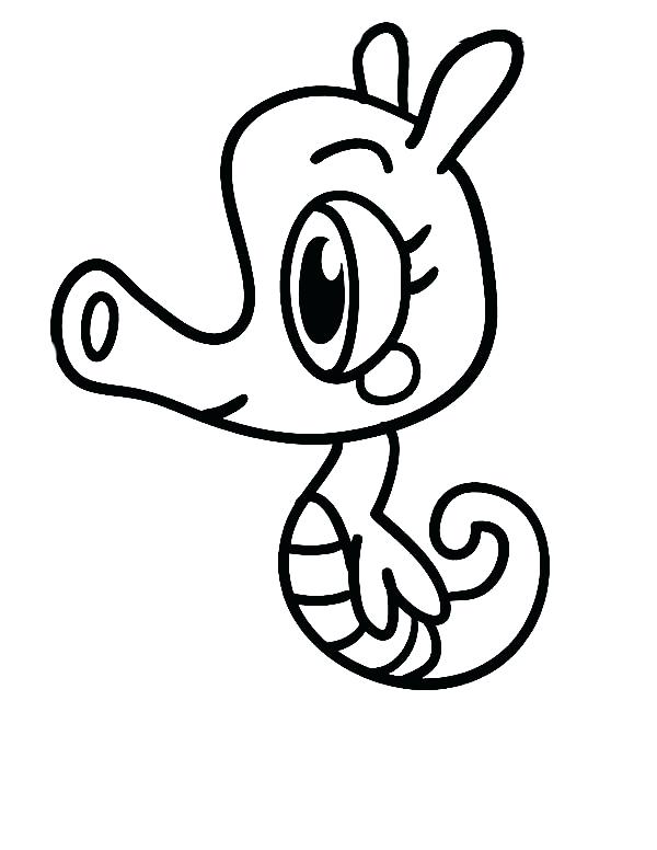 600x776 Seahorses Coloring Pages Seahorse Coloring Pages Seahorse Coloring