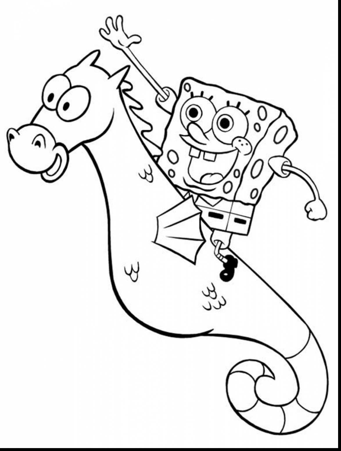 1174x1551 Marvelous Seahorse Drawing Outline With Seahorse Coloring Page