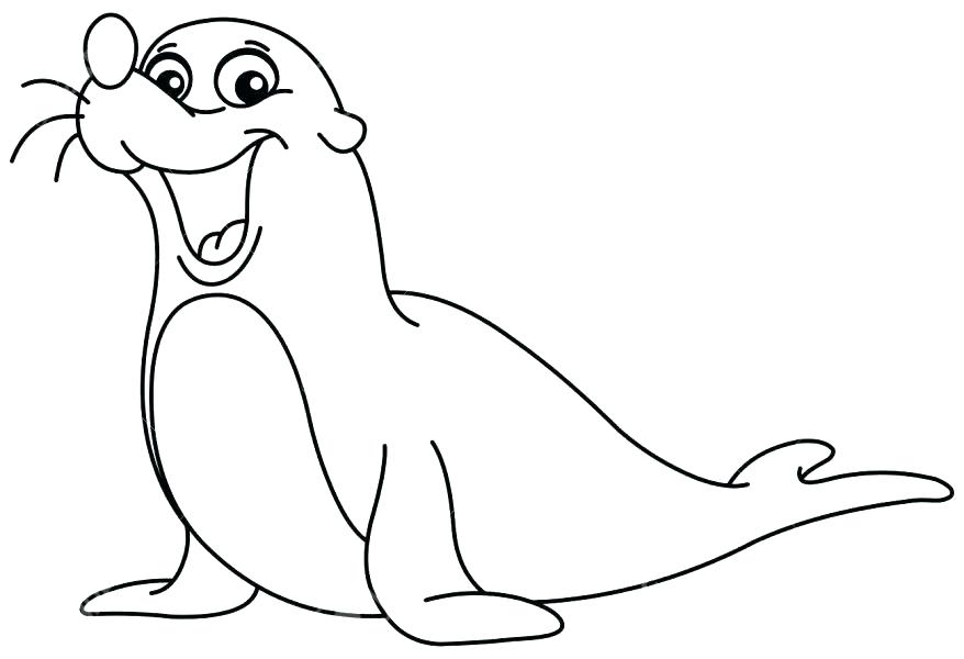 878x600 Harp Coloring Page Seal Coloring Pages Coloring Outlined Happy