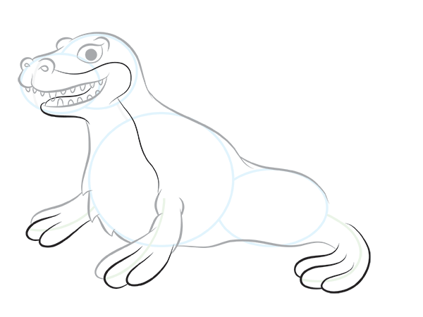 600x450 How To Draw A Seal Step By Step Drawing Lesson