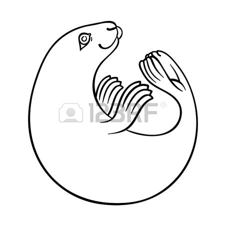 450x450 Vector Hand Drawing Seal
