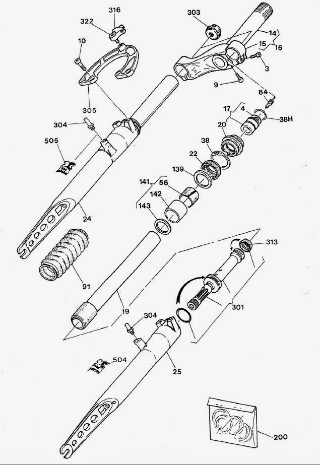 635x923 The Marzocchi Workshop Service Marzocchi Xc500, Xc600 Amp Xc700