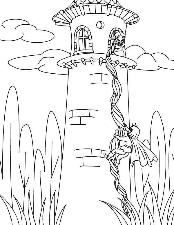 600x776 Coloring Pages Castles Towers Tower Of Babel Coloring Pages