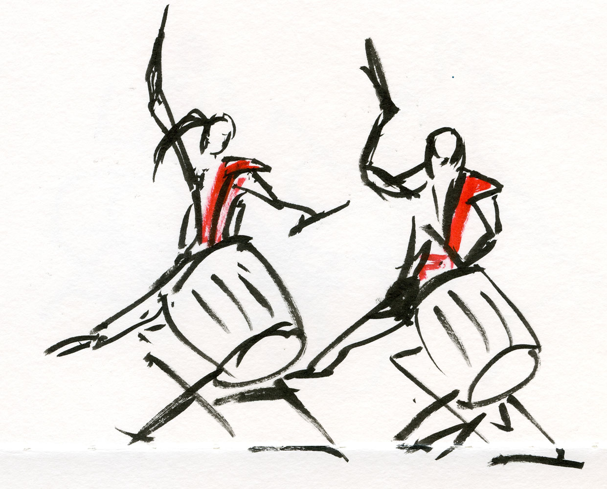 1241x1000 Urban Sketchers Seattle July 2016