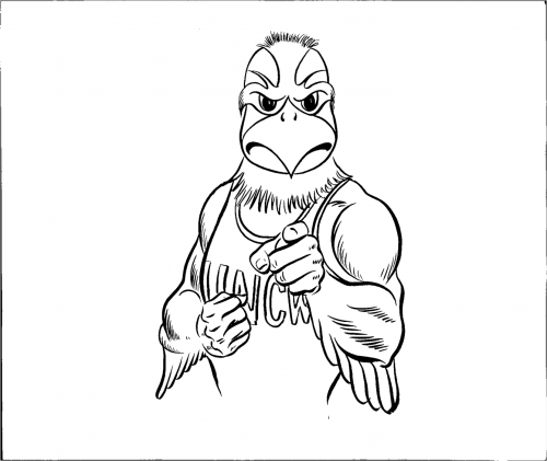 500x421 8 Images Of Seattle Seahawks Mascot Coloring Page
