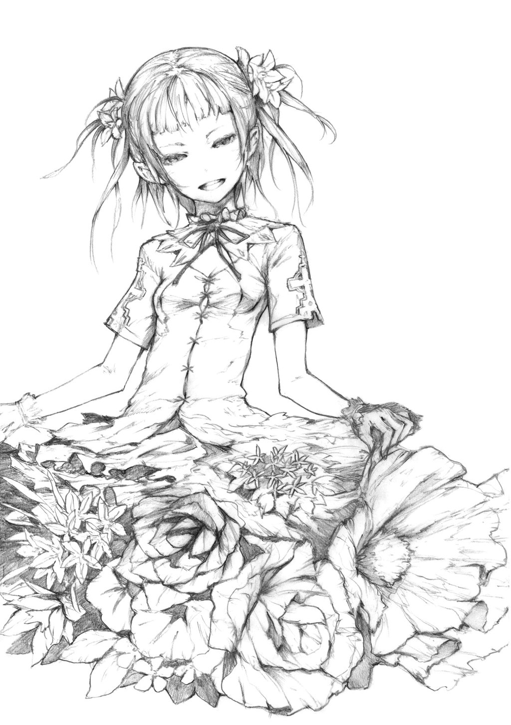 1024x1454 Drawing Of Flower Secret By Redjuice999